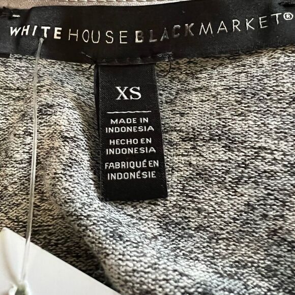 WHBM Gray Cozy Knit Leopard Print Tank, Sz SP NEW! 🏷️ - Picture 4 of 8